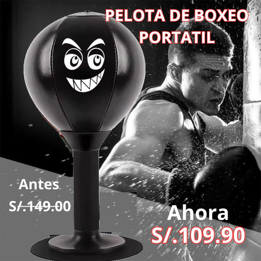 PELOTA DE BOXEO PORTATIL UNISEX